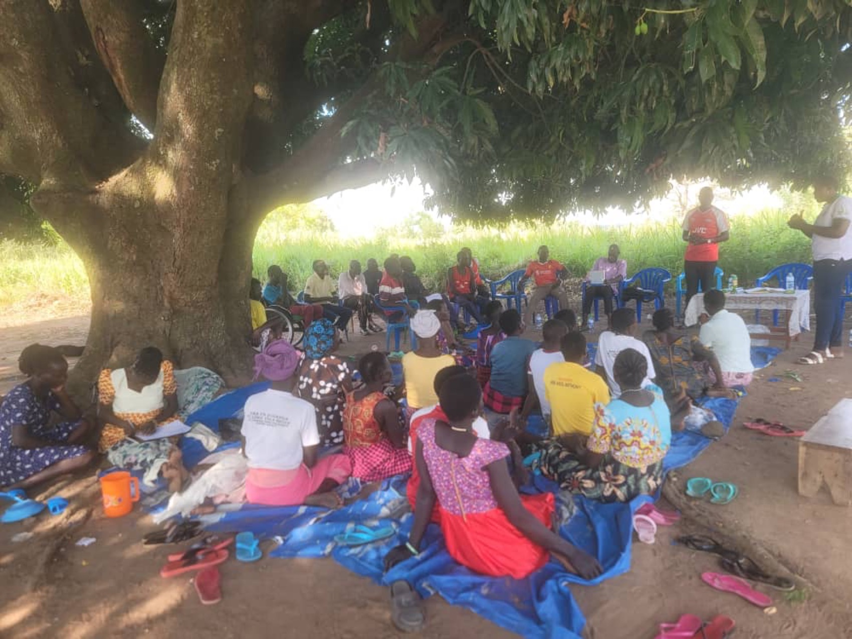NUTOFA and the National Oil Seeds Project meet 14 farmer groups across Nwoya and Amuru