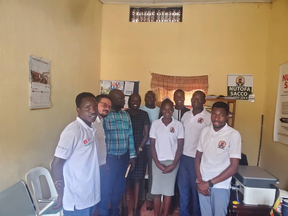 The NUTOFA secretariat at the head office in Gulu